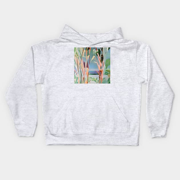 Botanicals at the Beach Kids Hoodie by DANAROPER